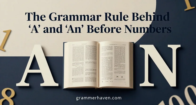 The Grammar Rule Behind ‘A’ and ‘An’ Before Numbers