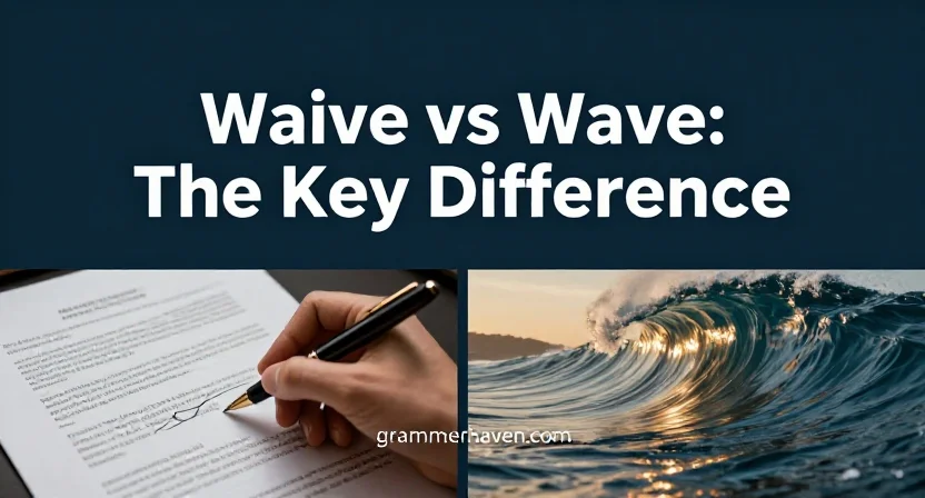 Waive vs Wave: The Key Difference