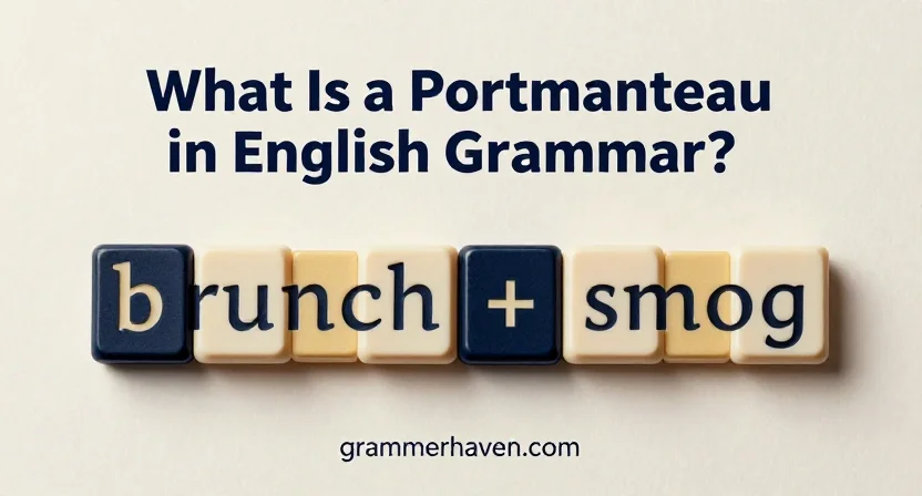 What Is a Portmanteau in English Grammar?