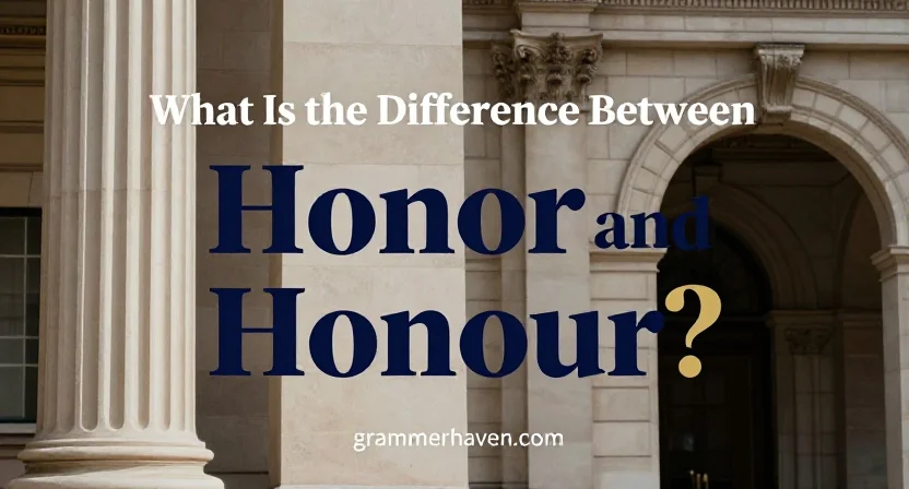 What Is the Difference Between Honor and Honour?