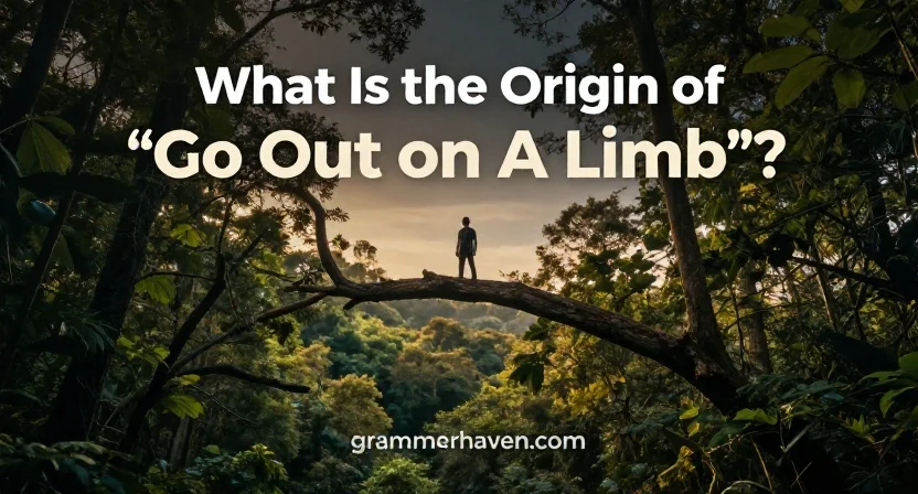 What Is the Origin of “Go Out on a Limb”?