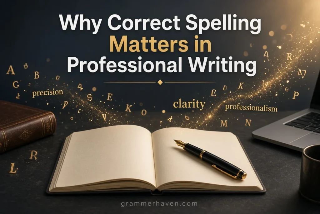 Why Correct Spelling Matters in Professional Writing