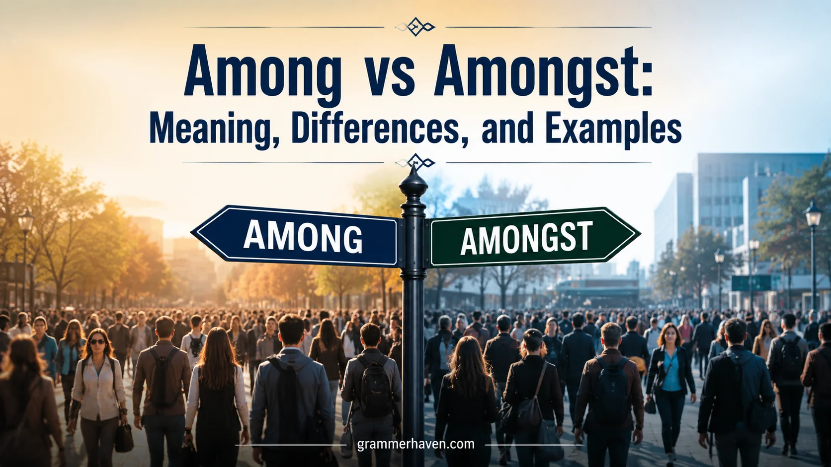 Among vs Amongst: Meaning, Differences, and Examples