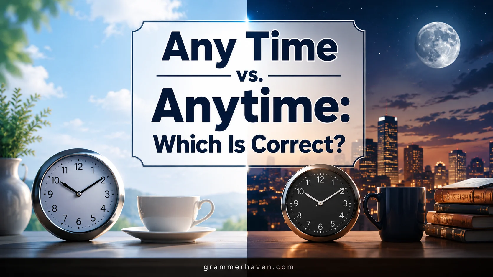 Any Time vs. Anytime: Which Is Correct? 