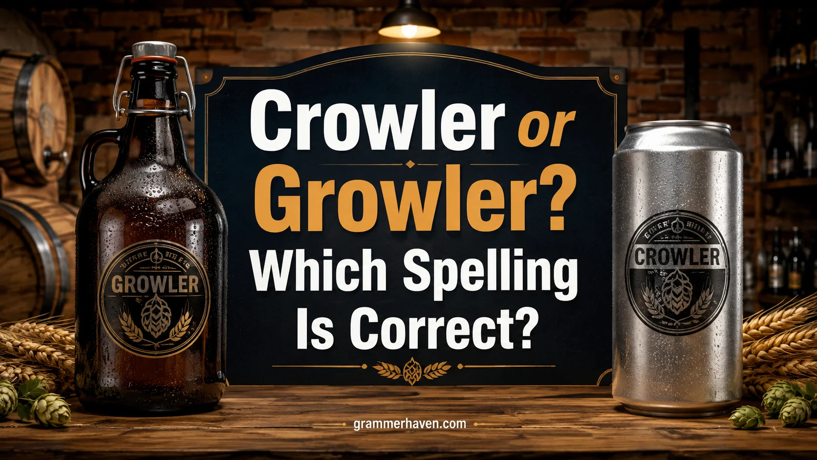 Crowler or Growler? Which Spelling Is Correct? 