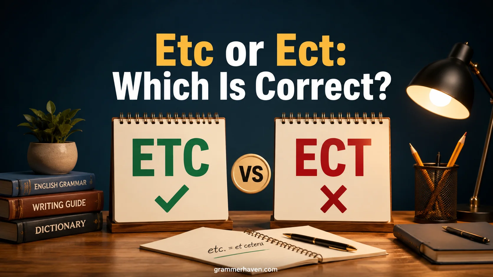 Etc or Ect: Which Is Correct?