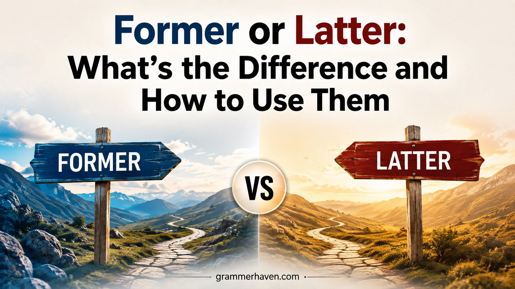 Former or Latter: What’s the Difference and How to Use Them 