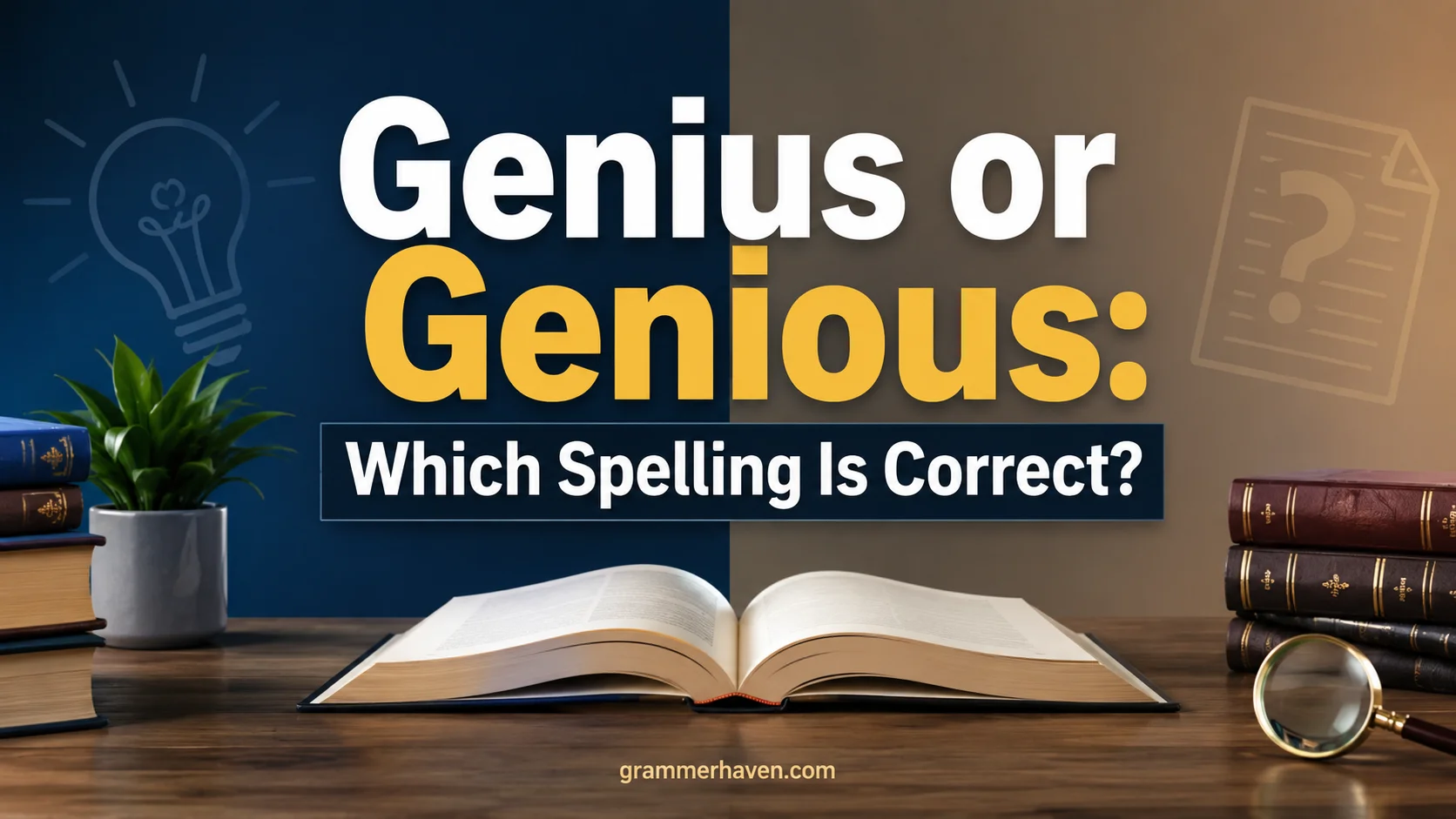 Genius or Genious: Which Spelling Is Correct?