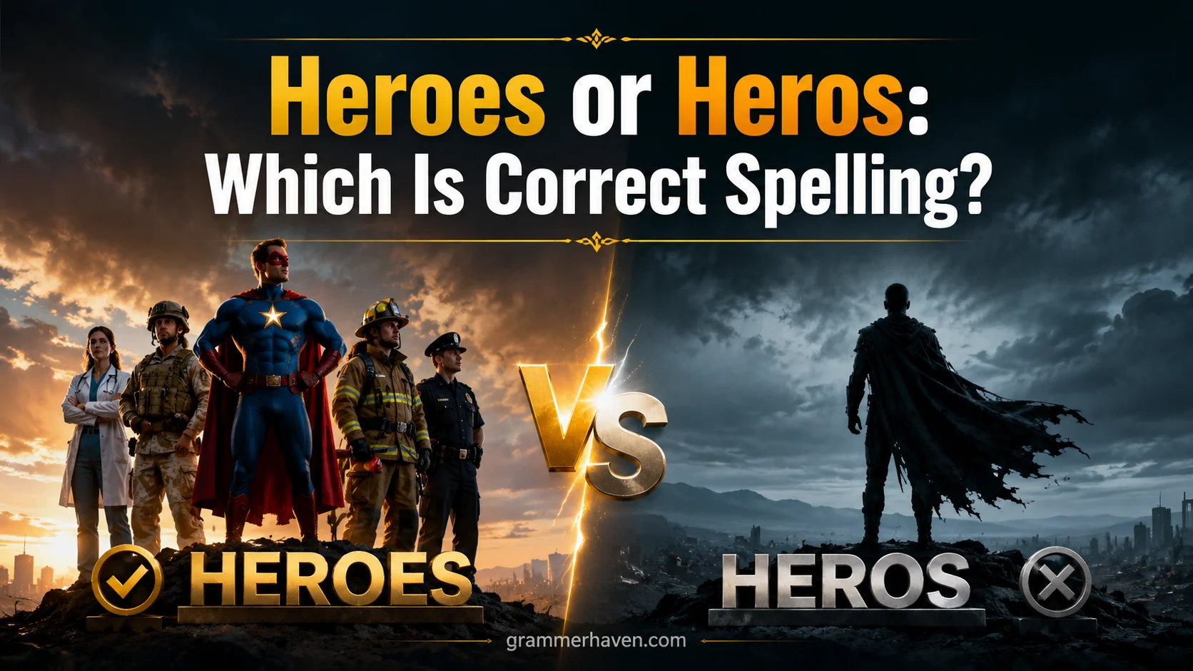 Heroes or Heros: Which Is Correct Spelling?