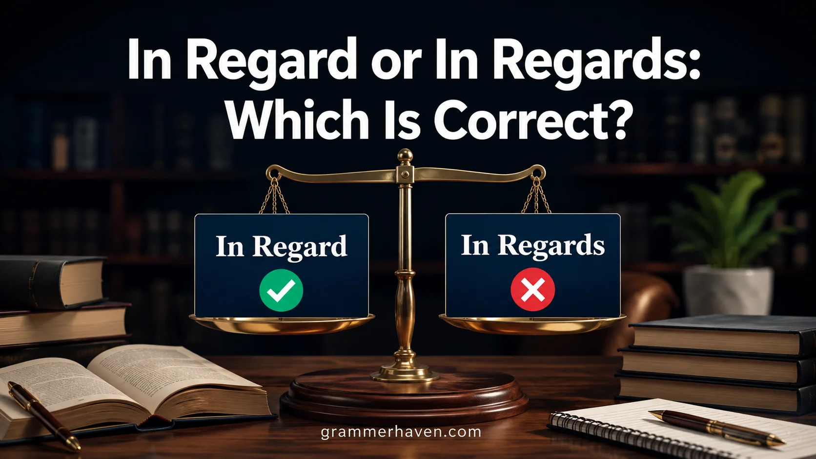 In Regard or In Regards: Which Is Correct?