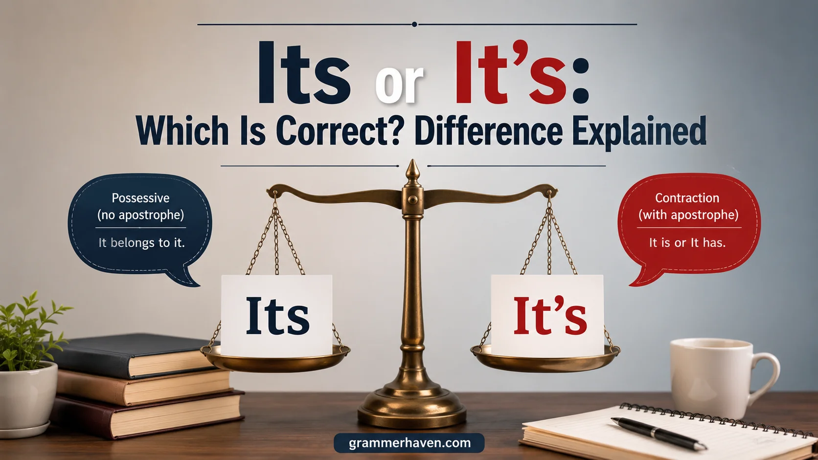 Its or It’s: Which Is Correct? Difference Explained 