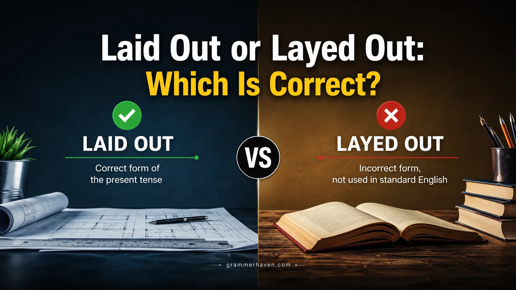 Laid Out or Layed Out: Which Is Correct?