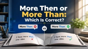 More Then or More Than: Which Is Correct?