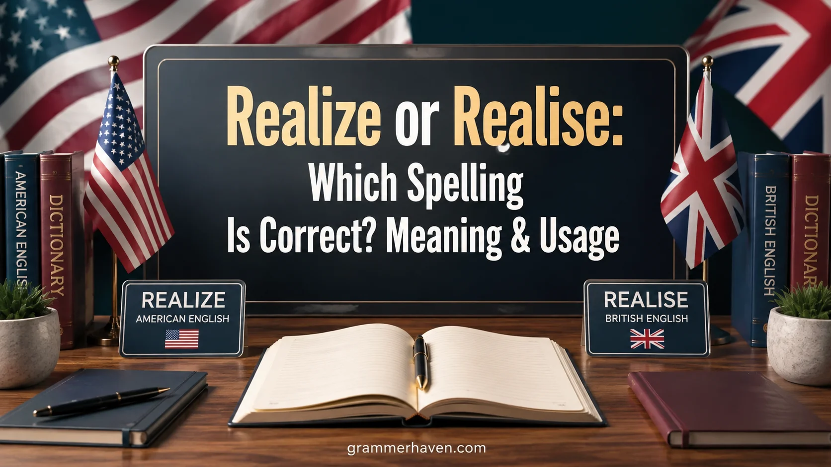 Realize or Realise: Which Spelling Is Correct? Meaning & Usage