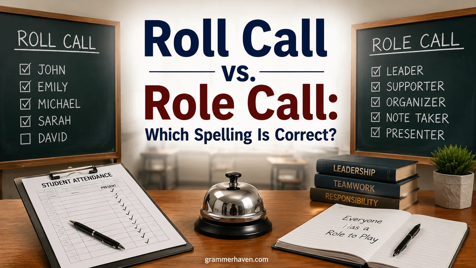 Roll Call vs. Role Call: Which Spelling Is Correct?