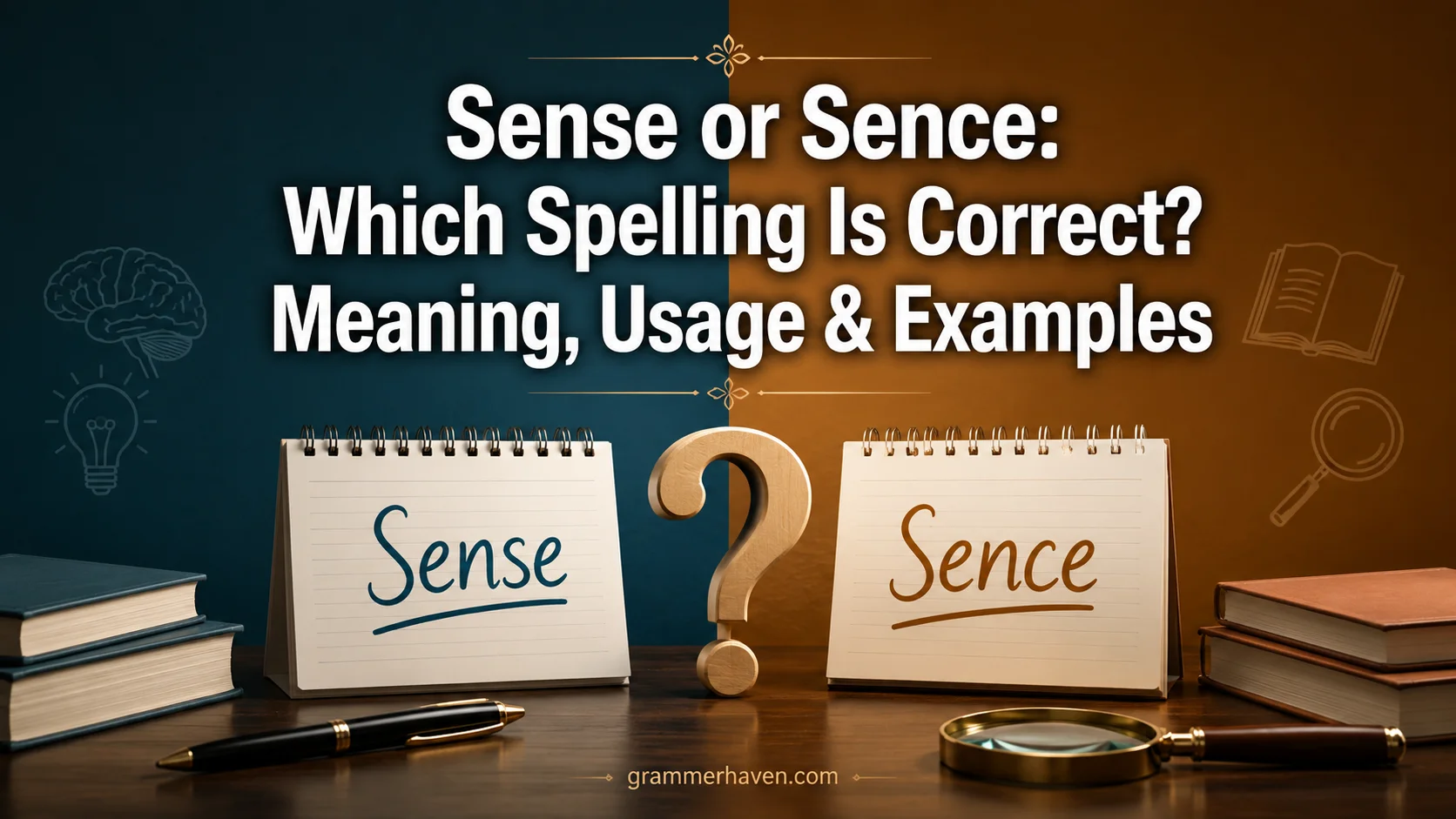 Sense or Sence: Which Spelling Is Correct? Meaning, Usage & Examples