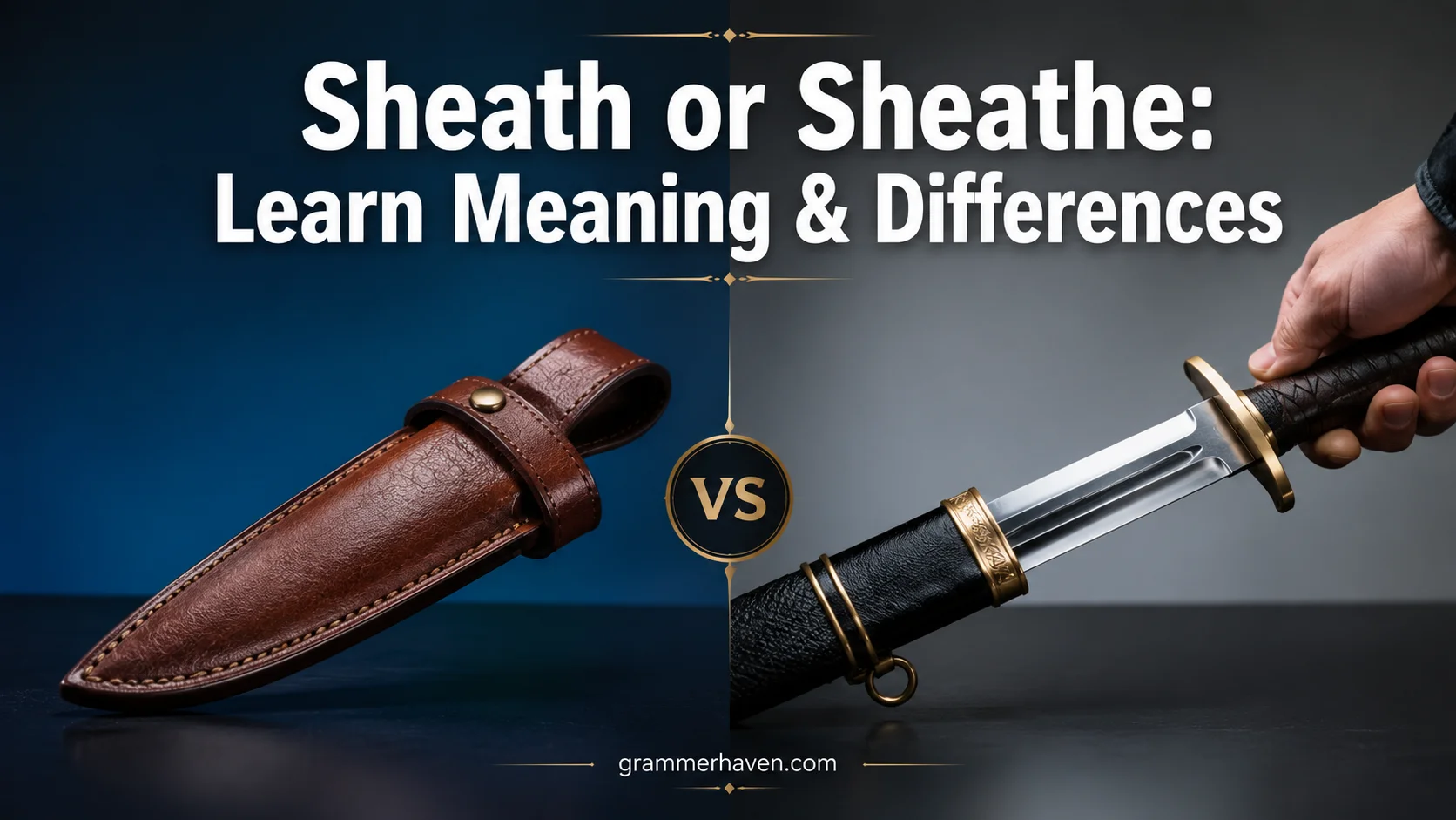 Sheath or Sheathe: Learn Meaning & Differences