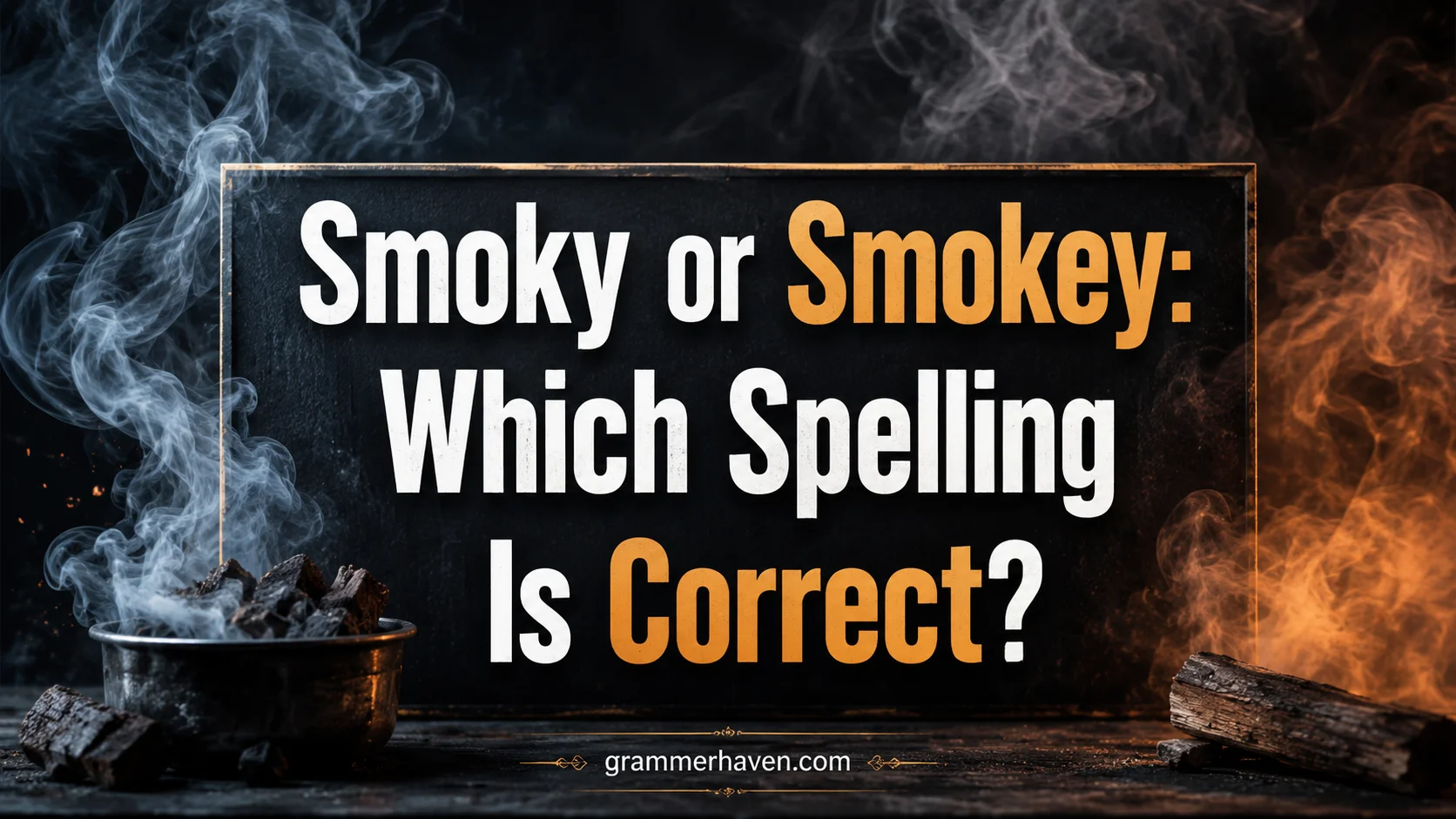 Smoky or Smokey: Which Spelling Is Correct?