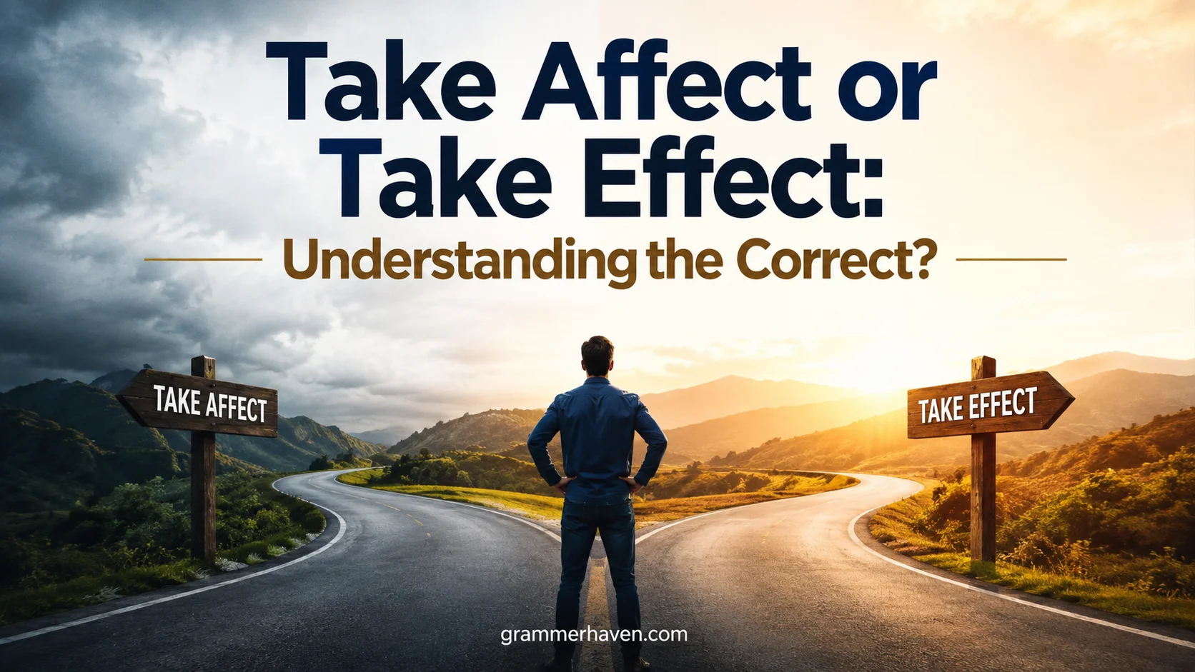 Take Affect or Take Effect: Understanding the Correct?
