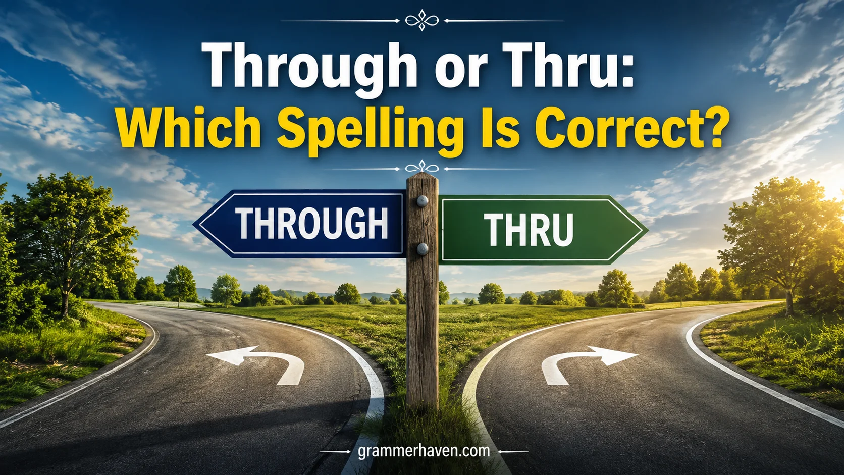 Through or Thru: Which Spelling Is Correct?