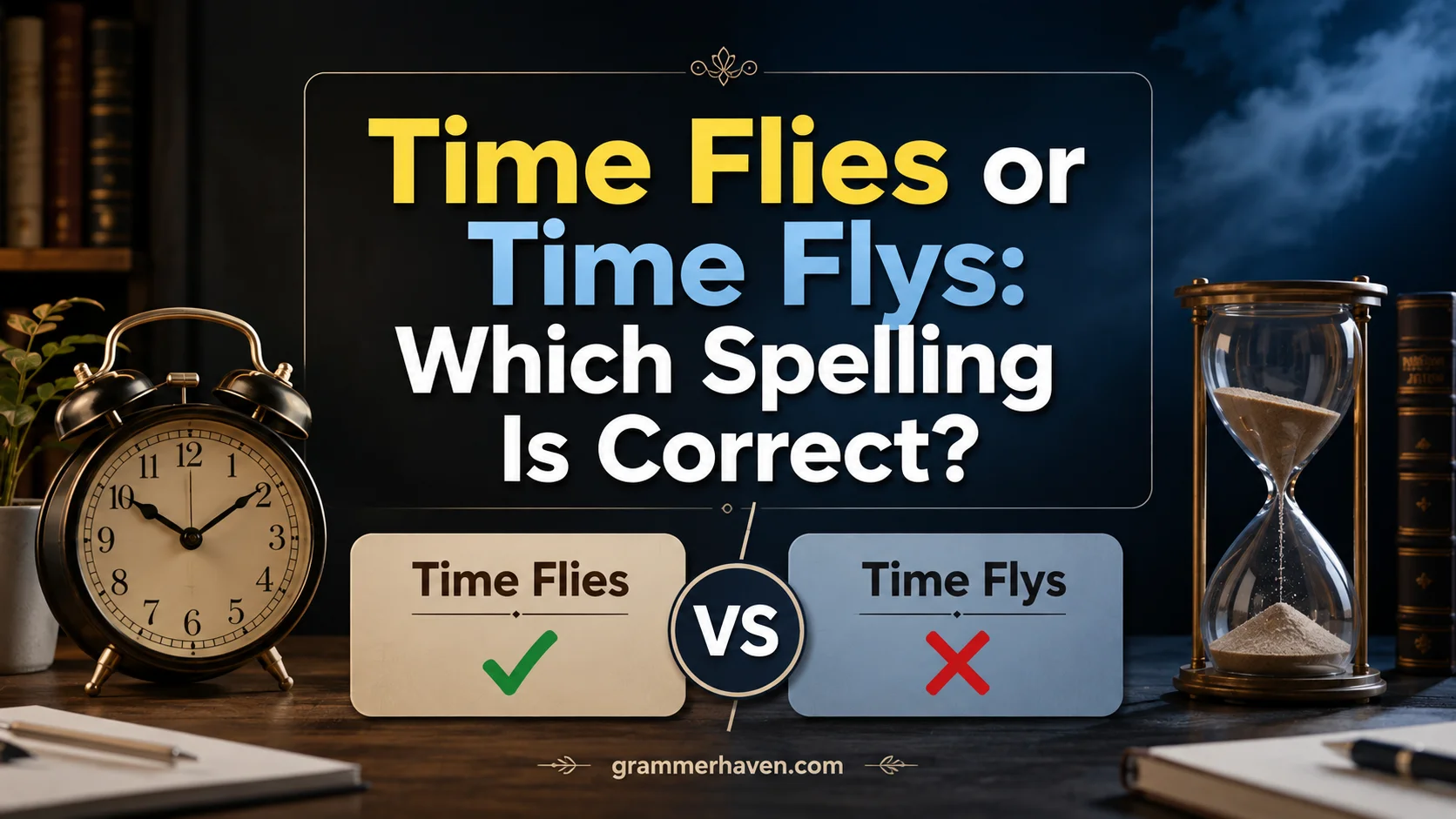 Time Flies or Time Flys: Which Spelling Is Correct?