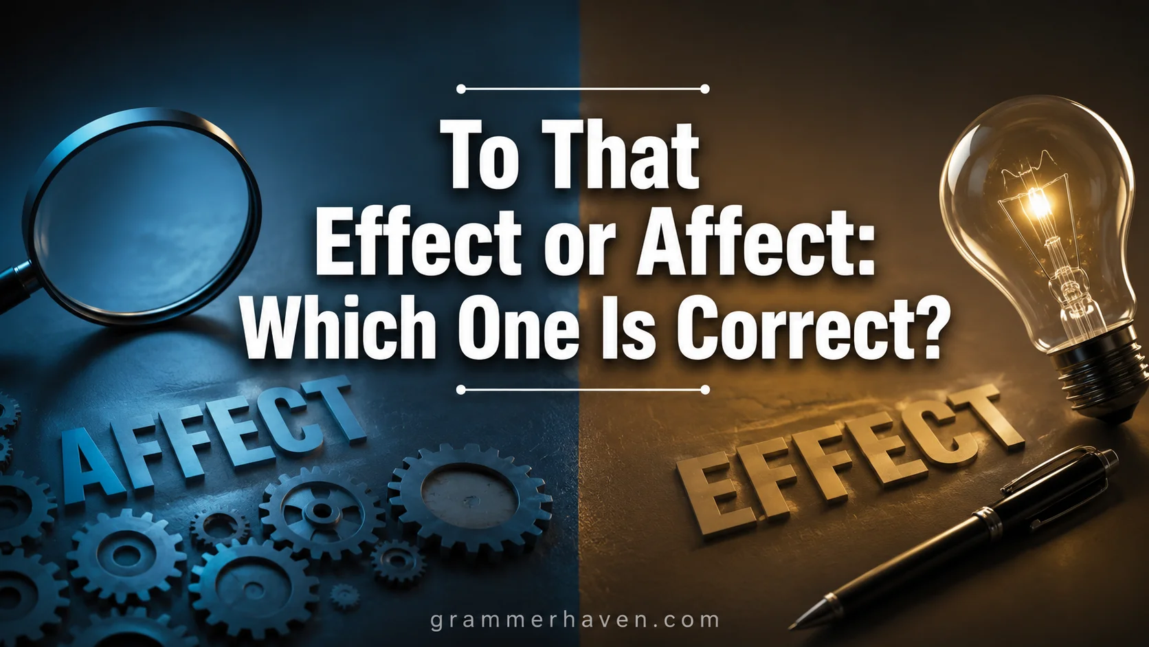 To That Effect or Affect: Which One Is Correct? 