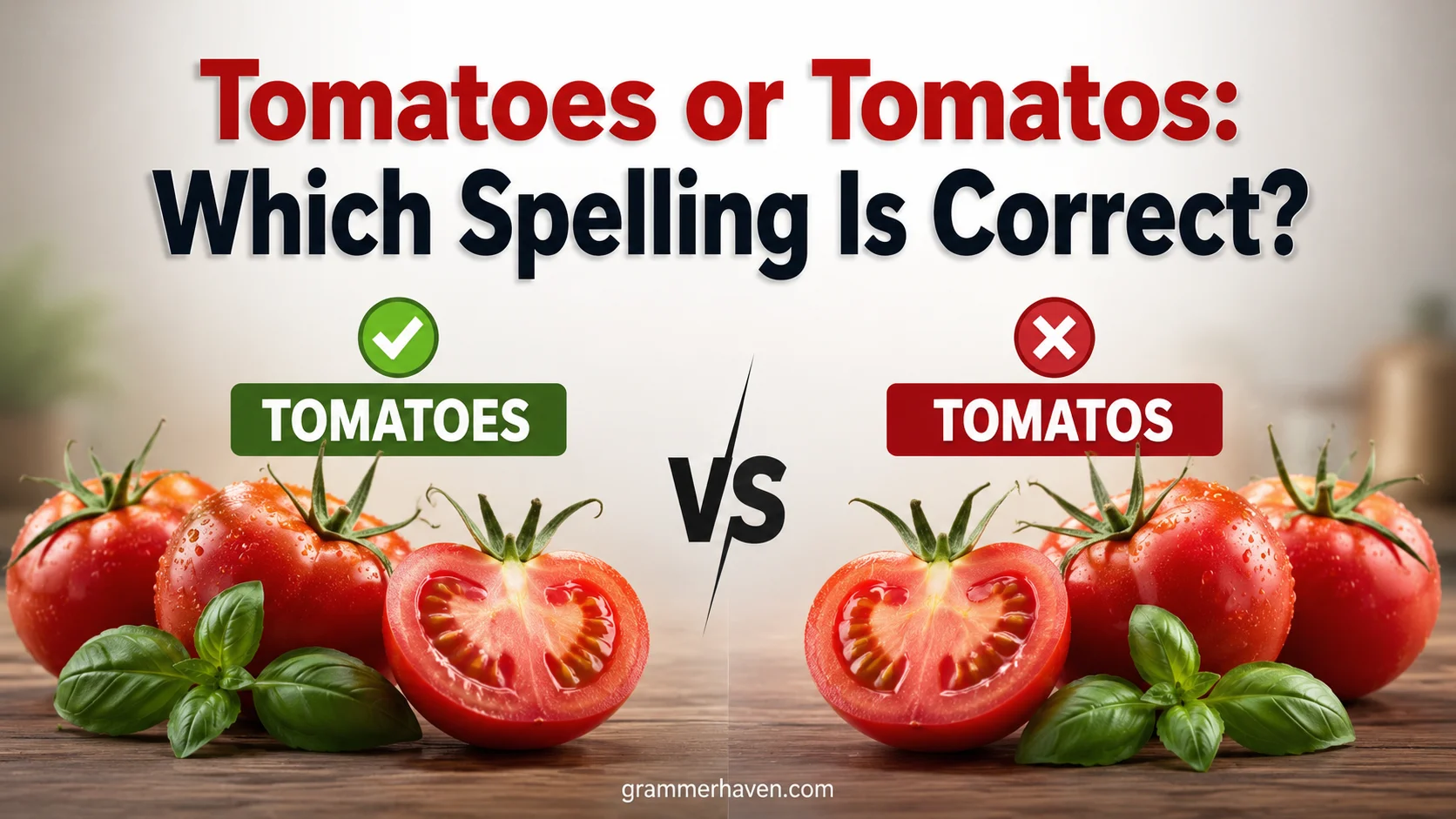 Tomatoes or Tomatos: Which Spelling Is Correct?