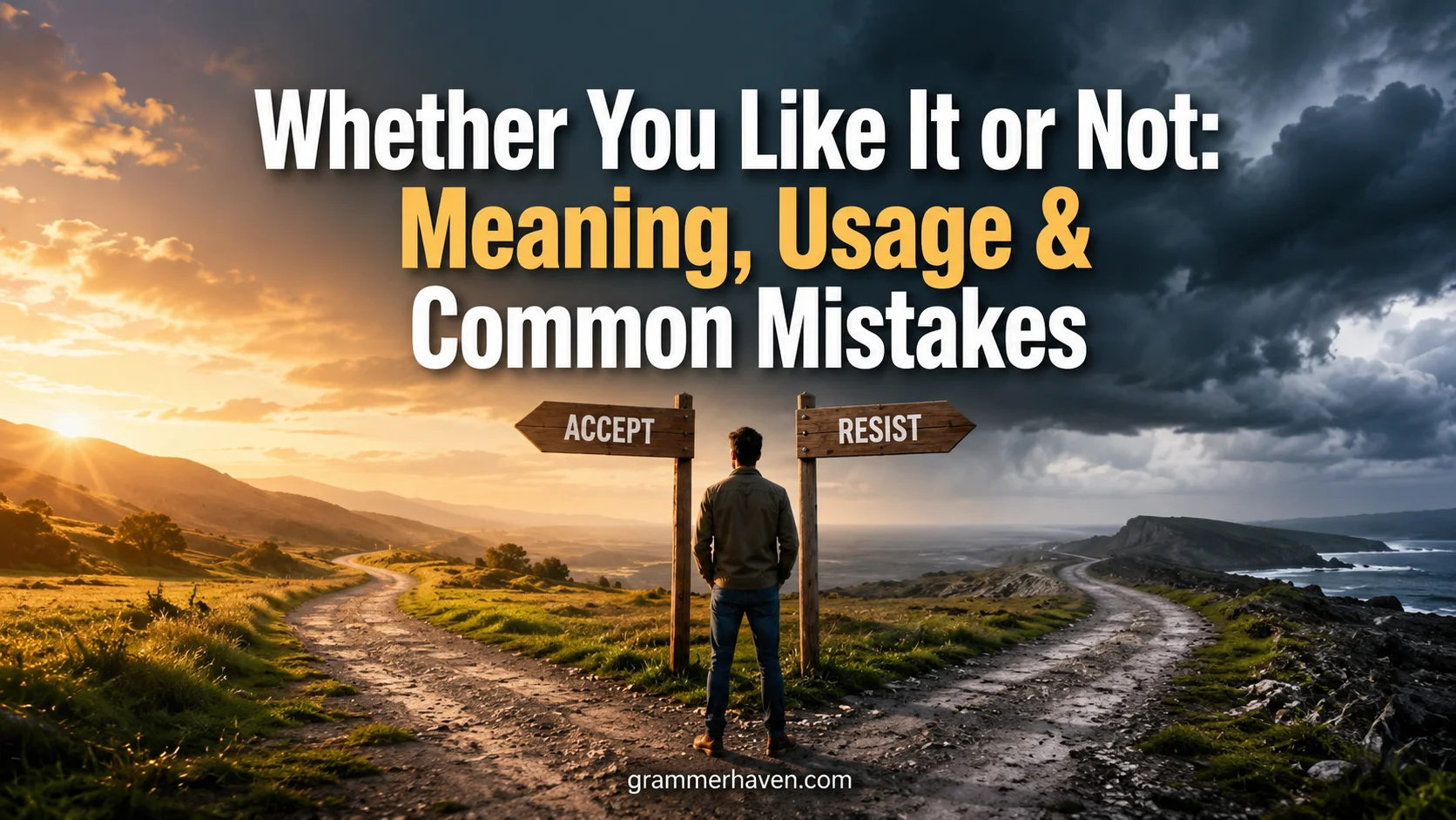 Whether You Like It or Not: Meaning, Usage & Common Mistakes 