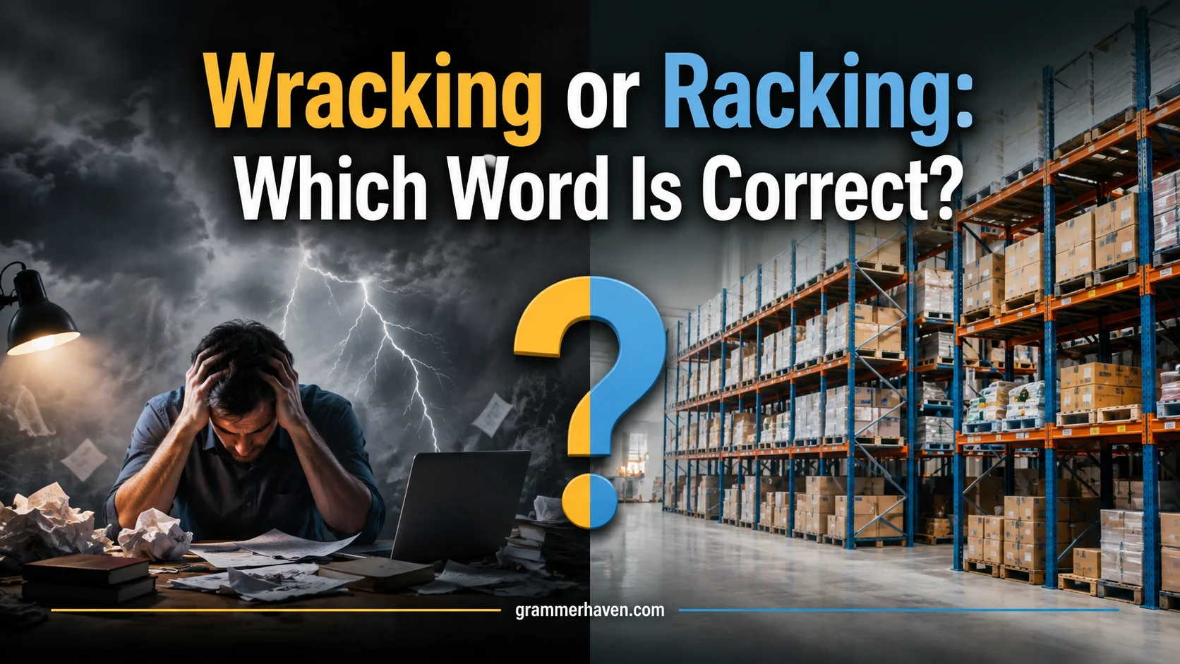 Wracking or Racking: Which Word Is Correct?