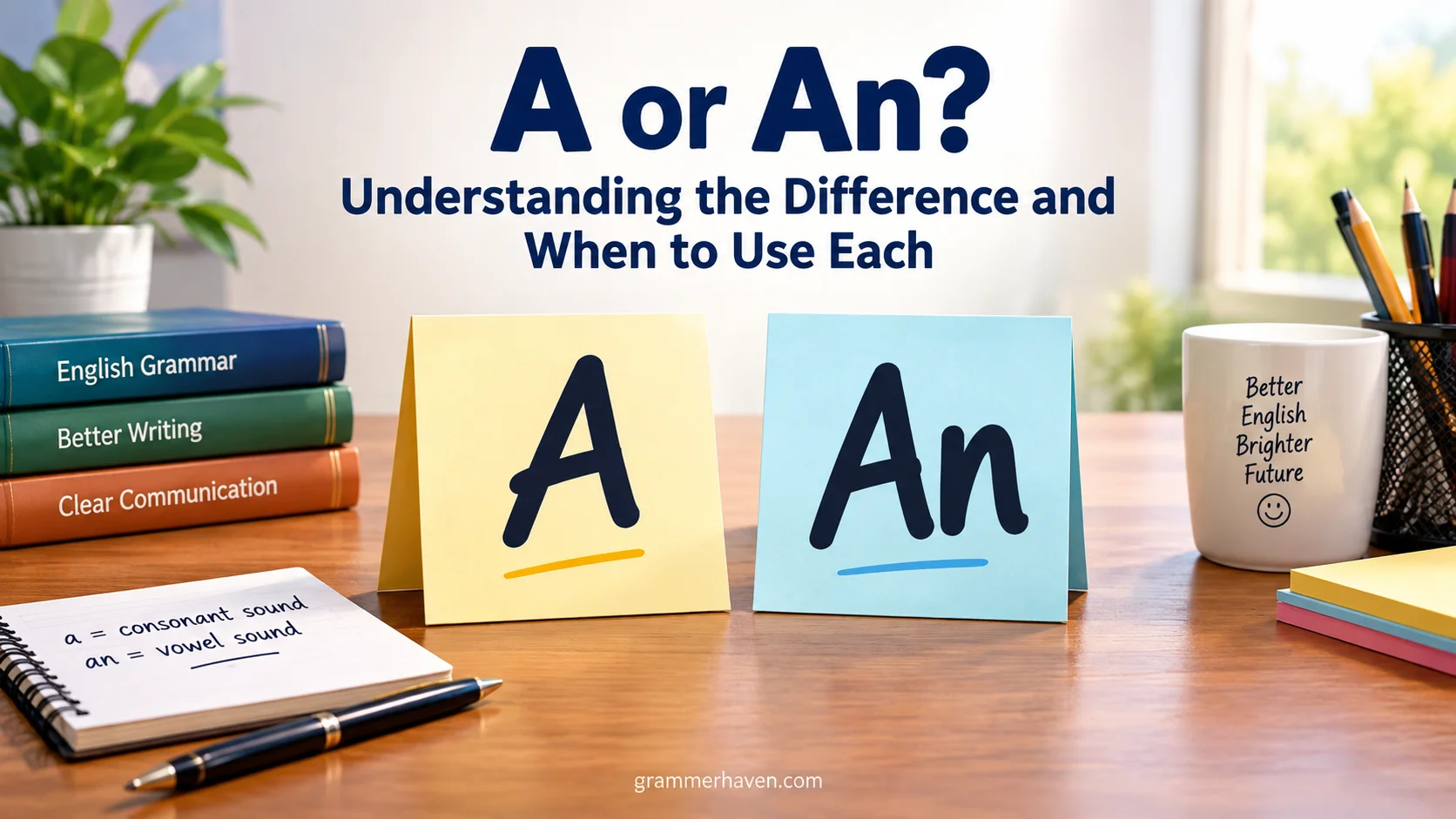 A or An? Understanding the Difference and When to Use Each