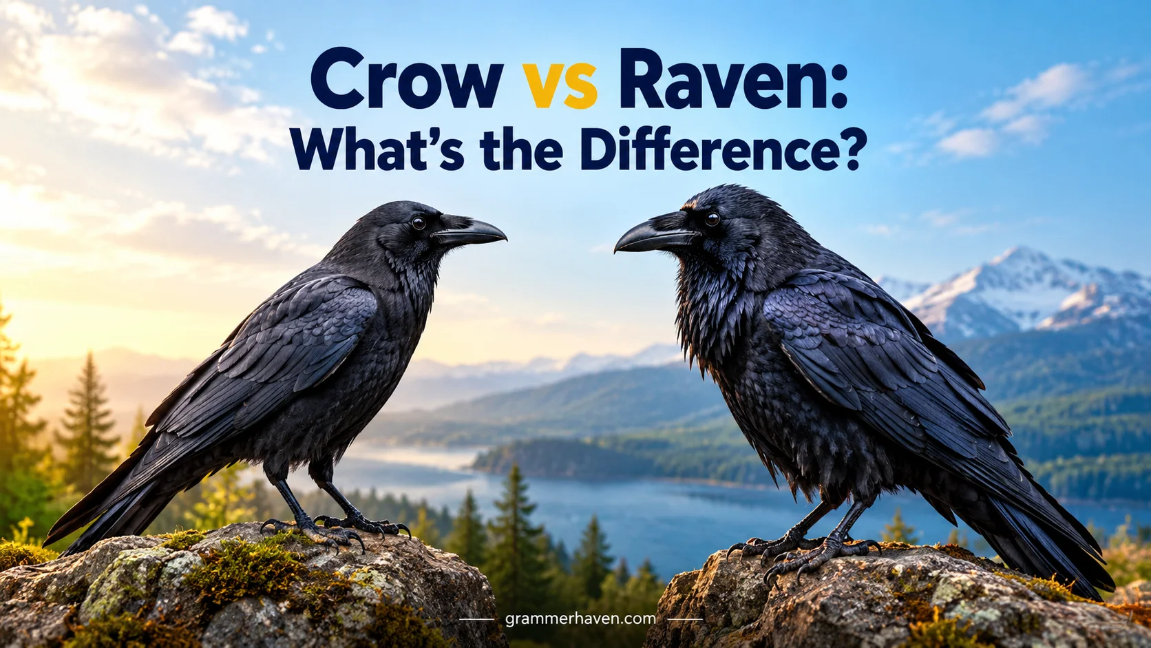 Crow vs Raven: What’s the Difference?