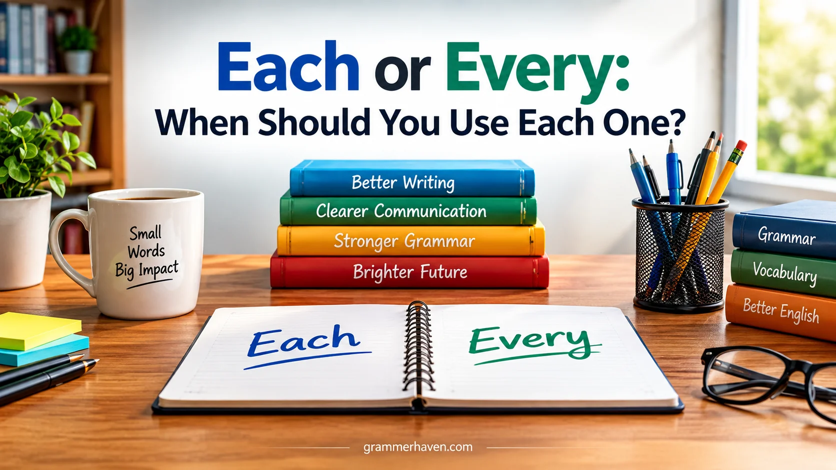 Each or Every: When Should You Use Each One?