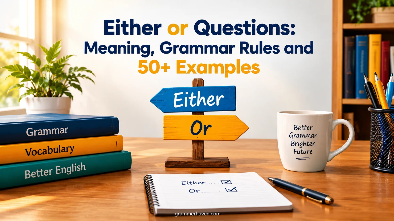 Either or Questions: Meaning, Grammar Rules and 50+ Examples