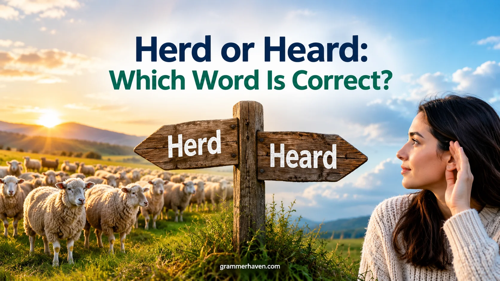 Herd or Heard: Which Word Is Correct?