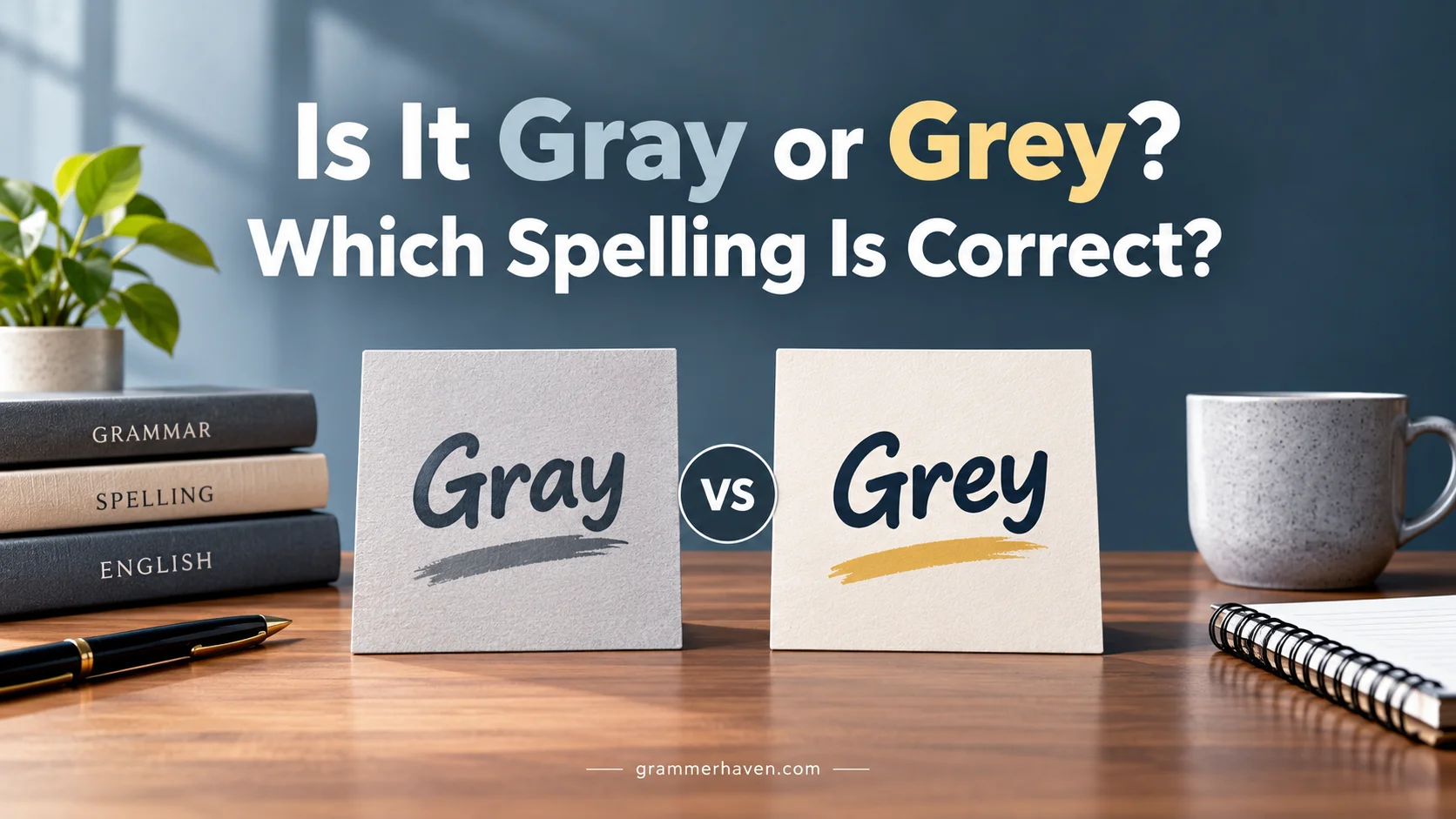 Is It Gray or Grey? Which Spelling Is Correct?