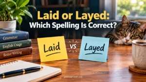 Laid or Layed: Which Spelling Is Correct?