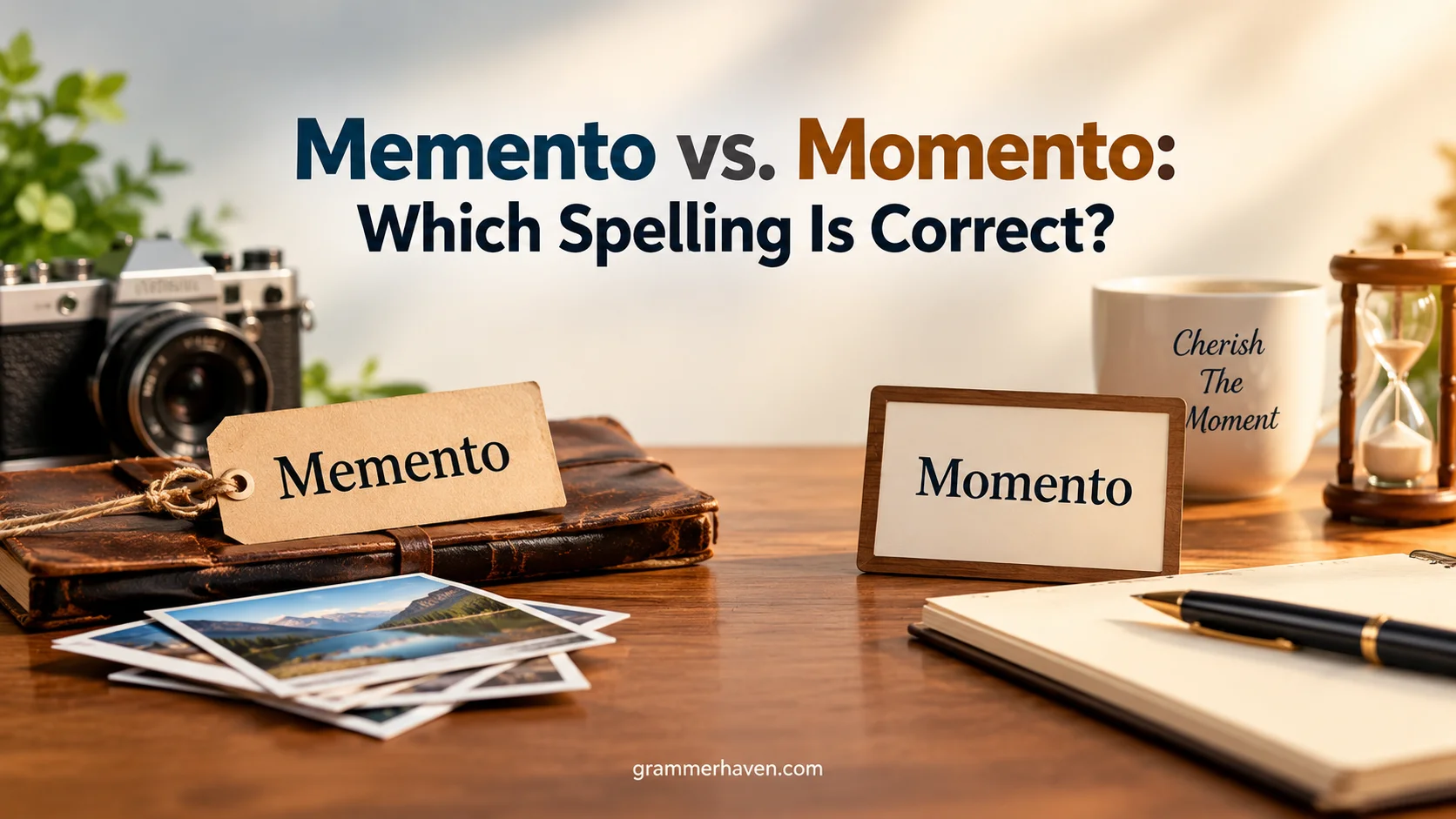 Memento vs. Momento: Which Spelling Is Correct?