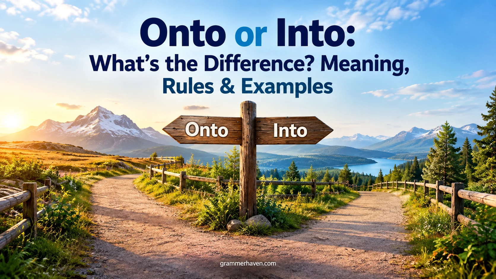 Onto or Into: What’s the Difference? Meaning, Rules & Examples