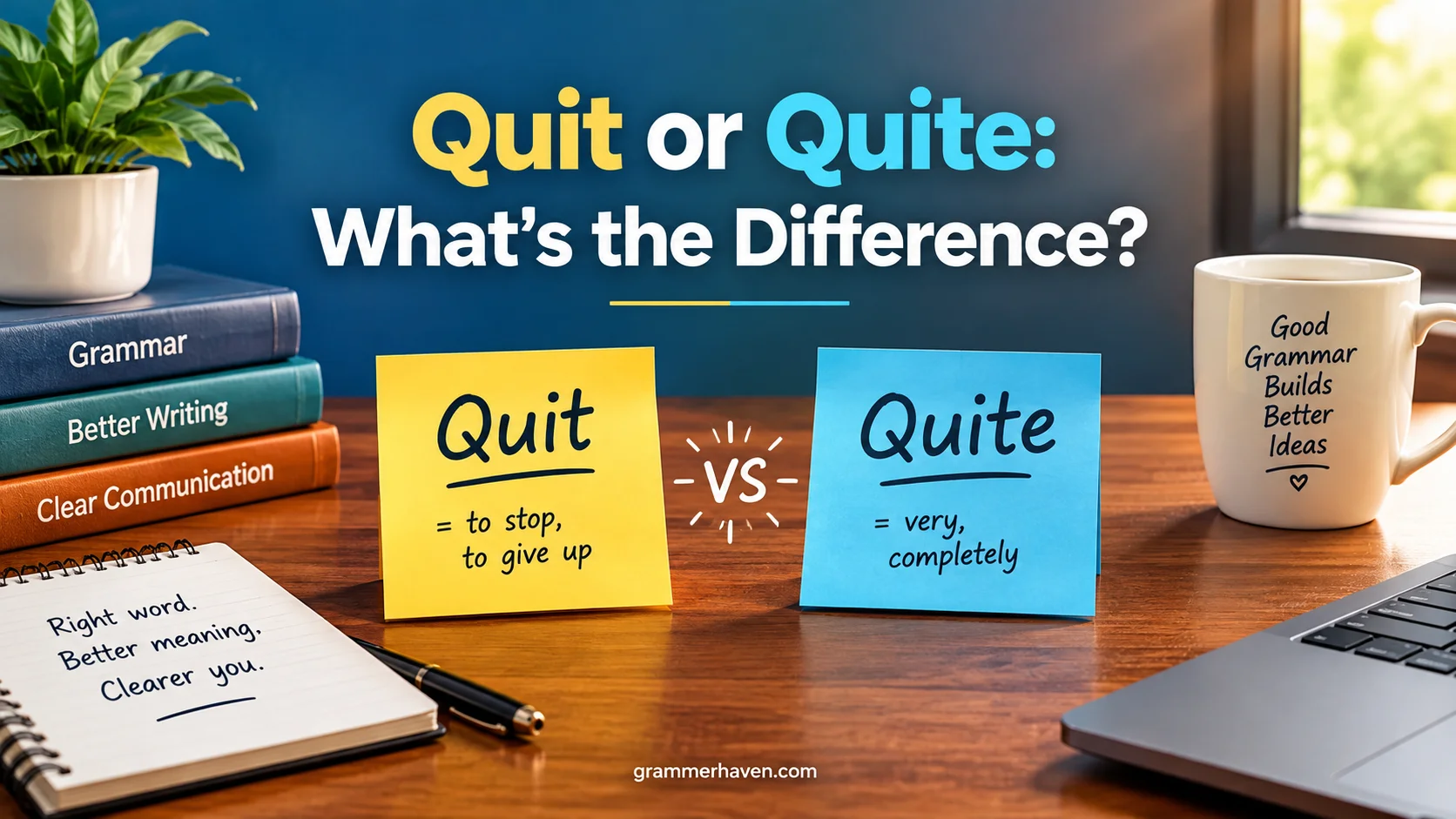 Quit or Quite: What’s the Difference?