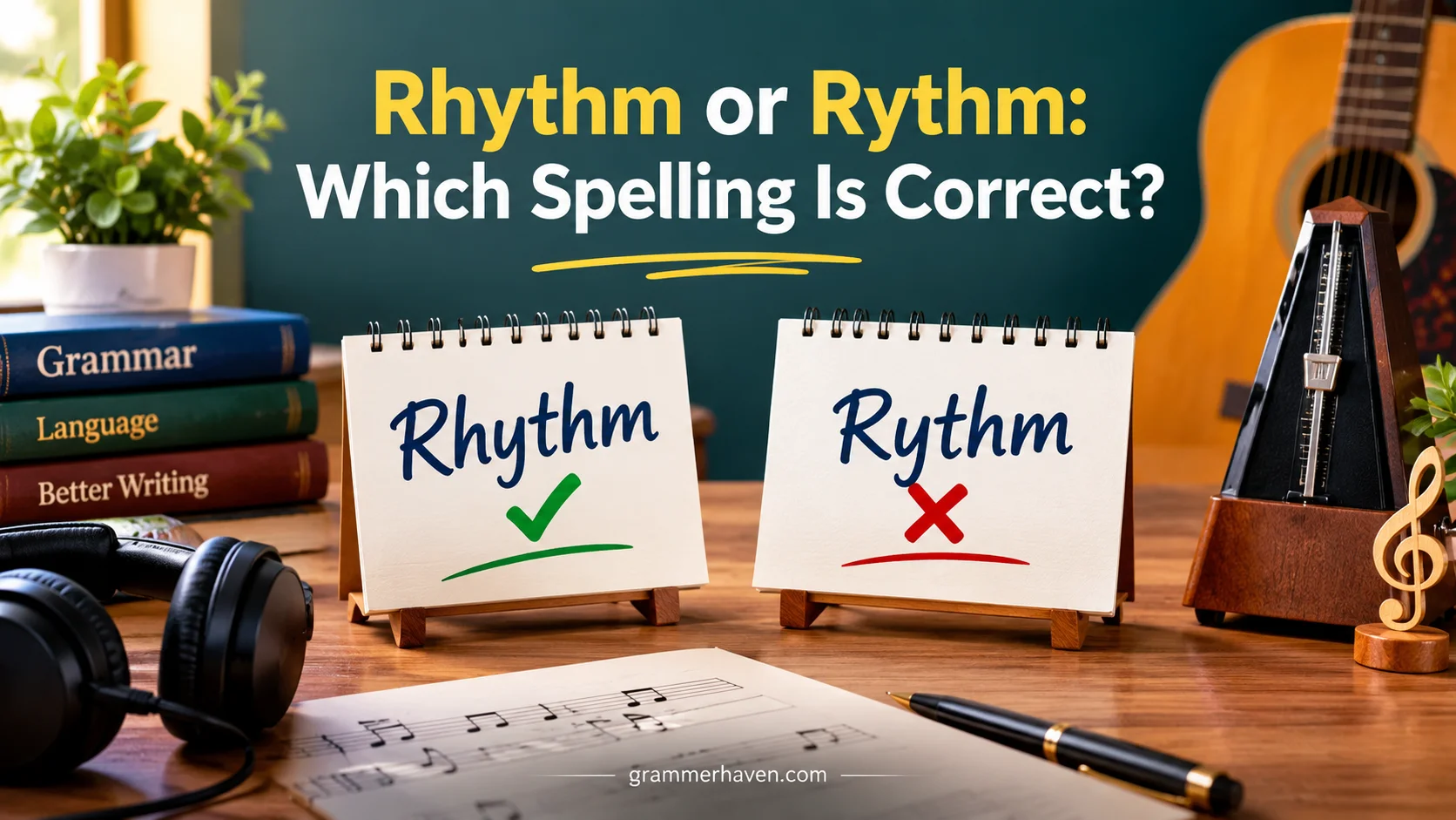 Rhythm or Rythm: Which Spelling Is Correct?