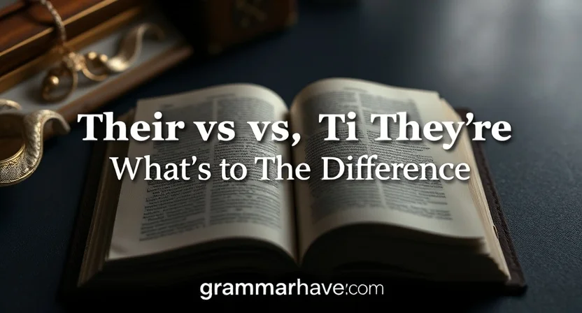 Their vs There vs They’re: What’s the Difference?