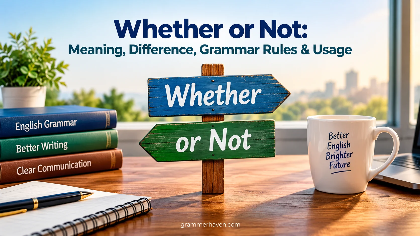 Whether or Not: Meaning, Difference, Grammar Rules & Usage
