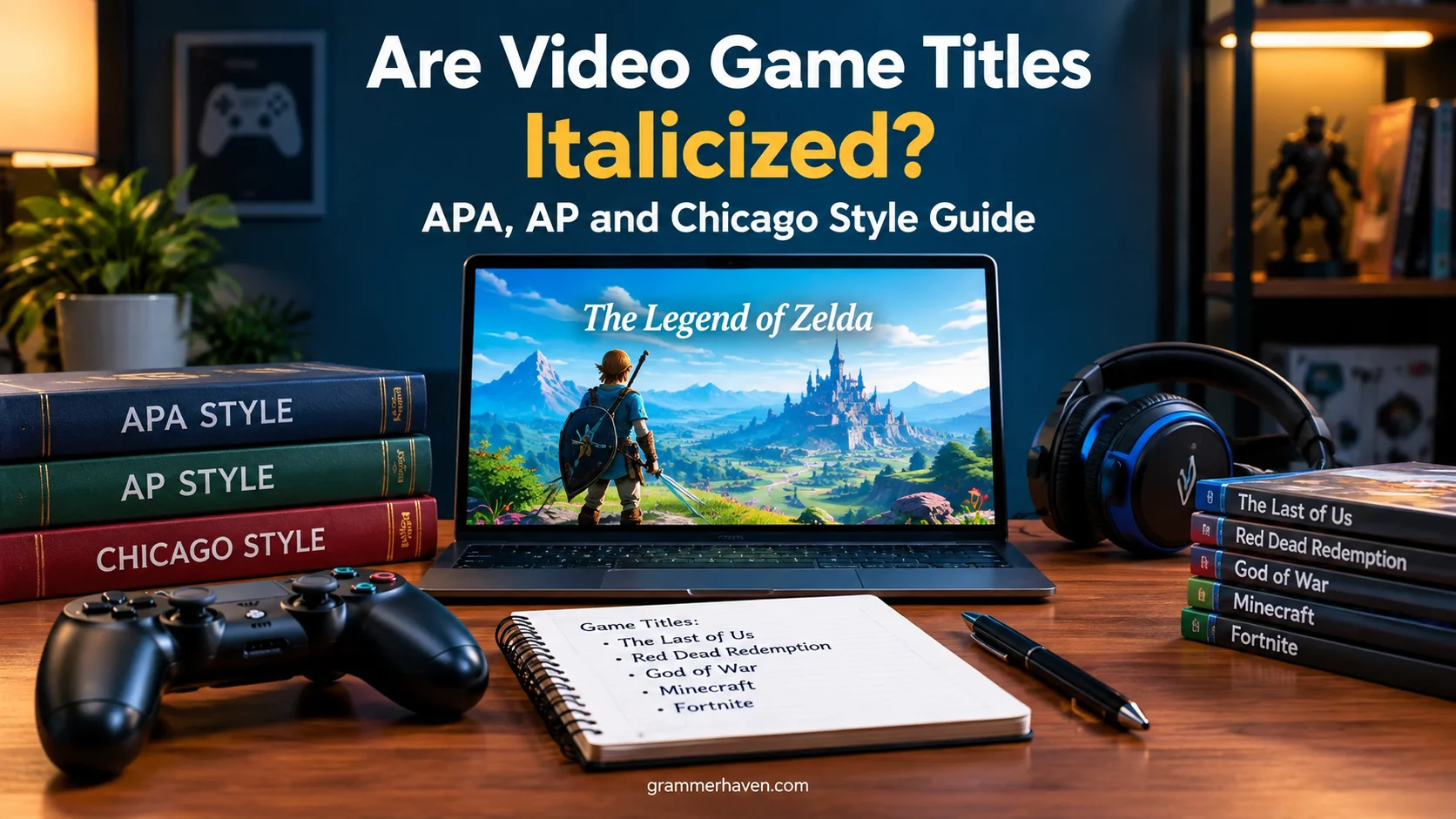 Are Video Game Titles Italicized? APA, AP and Chicago Style Guide