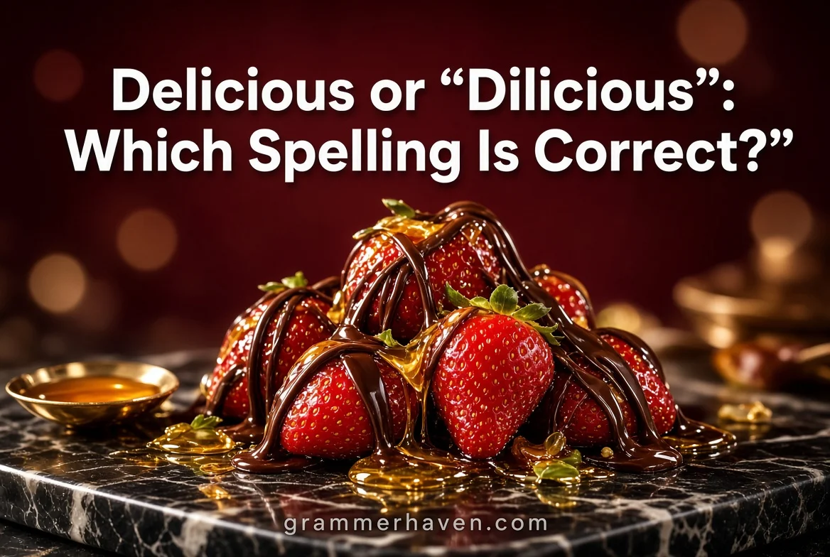Delicious or “Dilicious”: Which Spelling Is Correct?