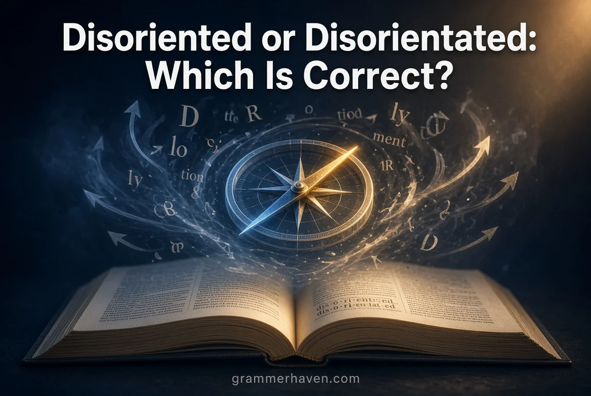 Disoriented or Disorientated: Which Is Correct?