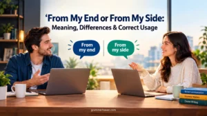 From My End or From My Side: Meaning, Differences & Correct Usage