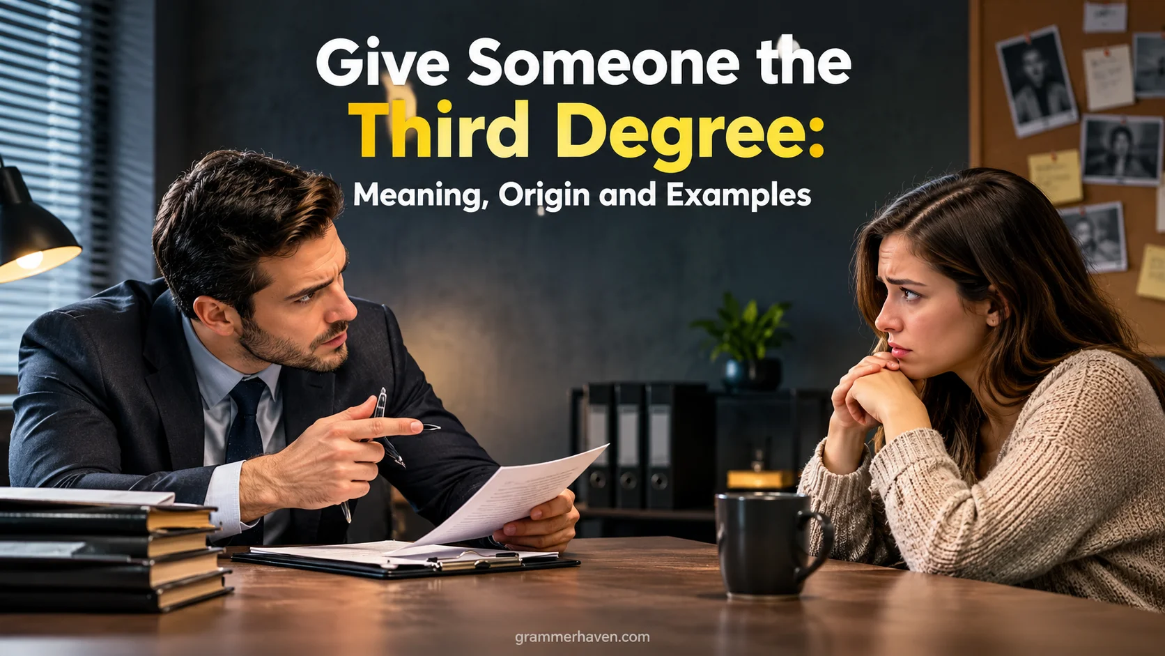 Give Someone the Third Degree: Meaning, Origin and Examples