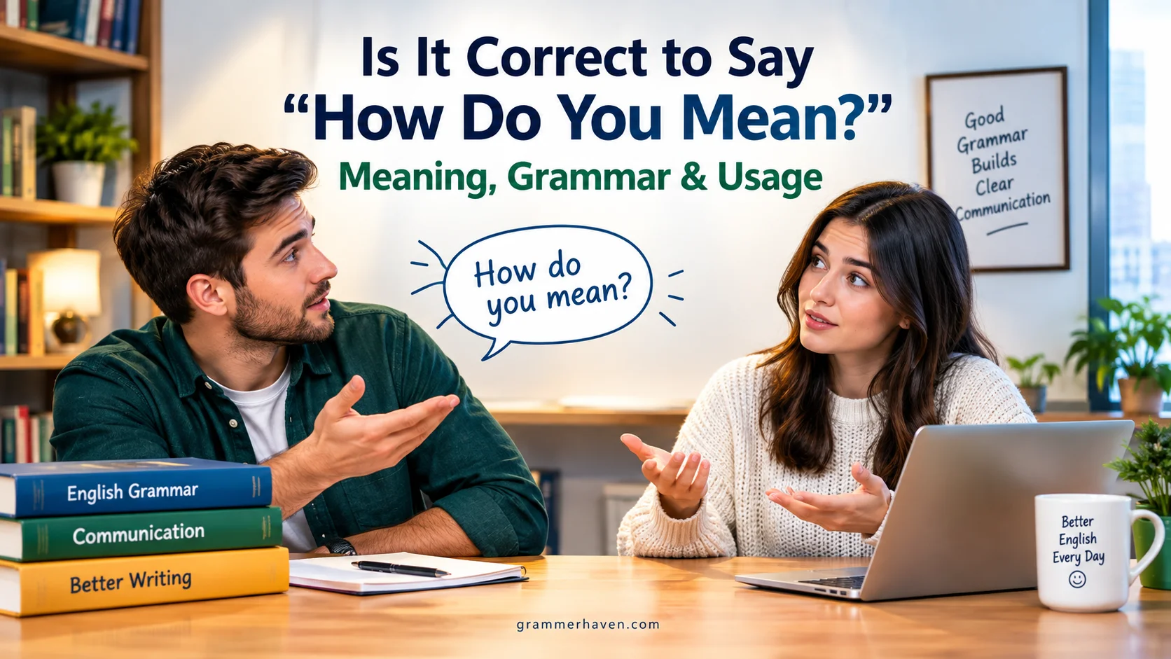 Is It Correct to Say “How Do You Mean?” Meaning, Grammar & Usage