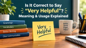 Is It Correct to Say “Very Helpful”? Meaning & Usage Explained