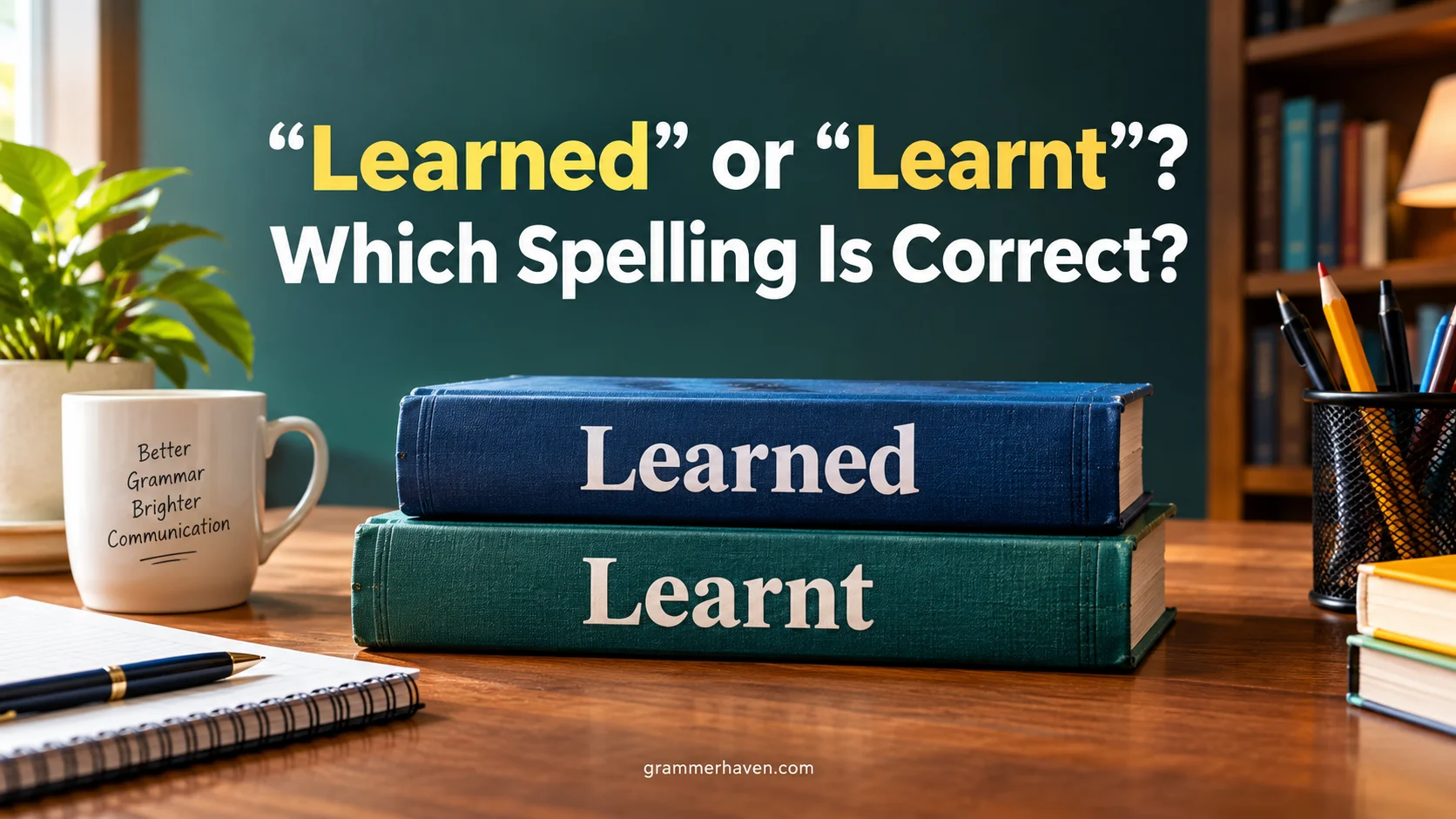 “Learned” or “Learnt”? Which Spelling Is Correct?